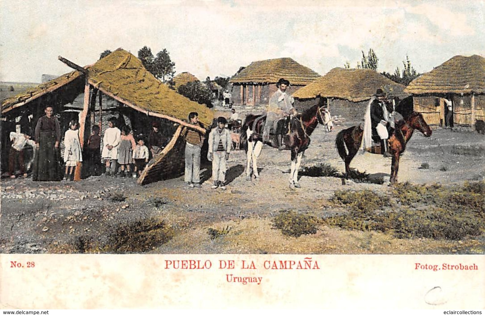 Uruguay .               Pueblo De La Campana   (Décollée Voir Scan) - Uruguay