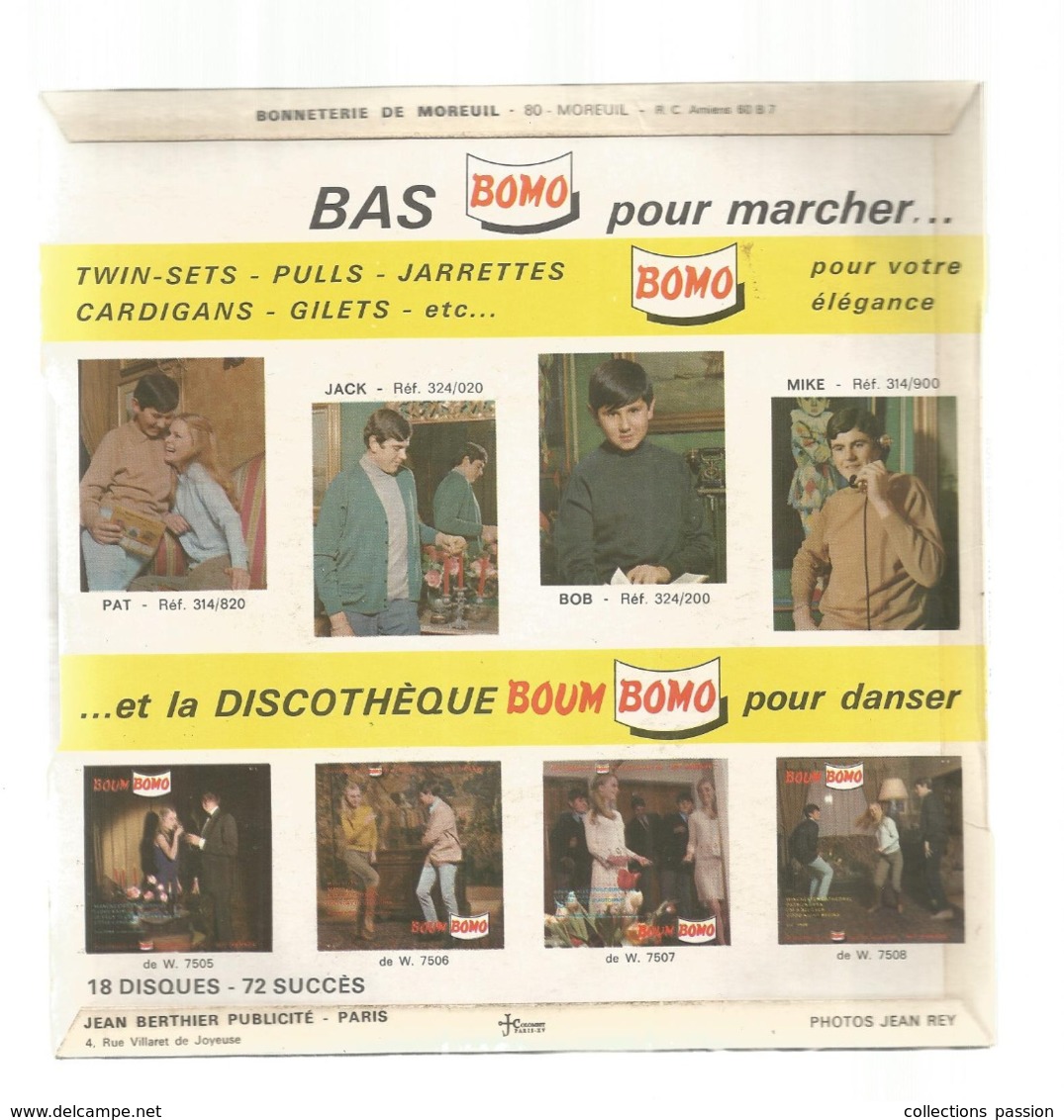 JC , 45 T ,vinyl , BOUM BOMO , PIERRE THIBAUD Sa Trompette Et Son Orchestre, N° 7 , 2 Scans,  Frais Fr 3.50 E - Sonstige & Ohne Zuordnung