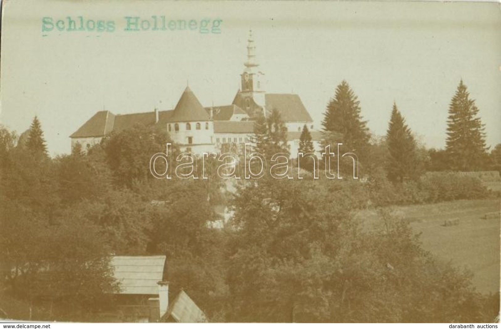 * T2/T3 Hollenegg, Schloss Hollenegg / Castle. Photo (EK) - Sonstige & Ohne Zuordnung