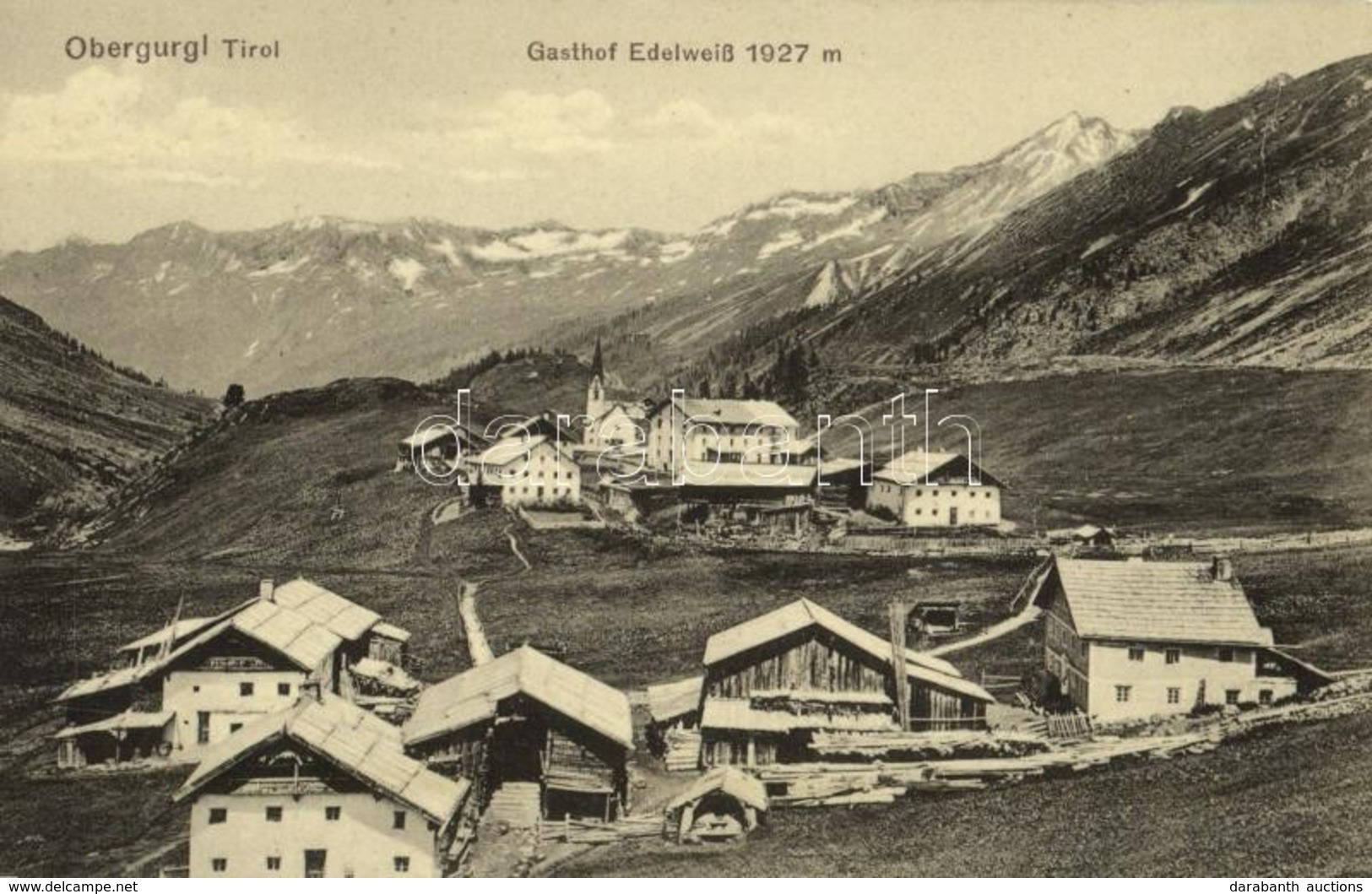 ** T1 Oberburgl (Tirol), Gasthof Edelweiss / Hotel, General View - Sonstige & Ohne Zuordnung