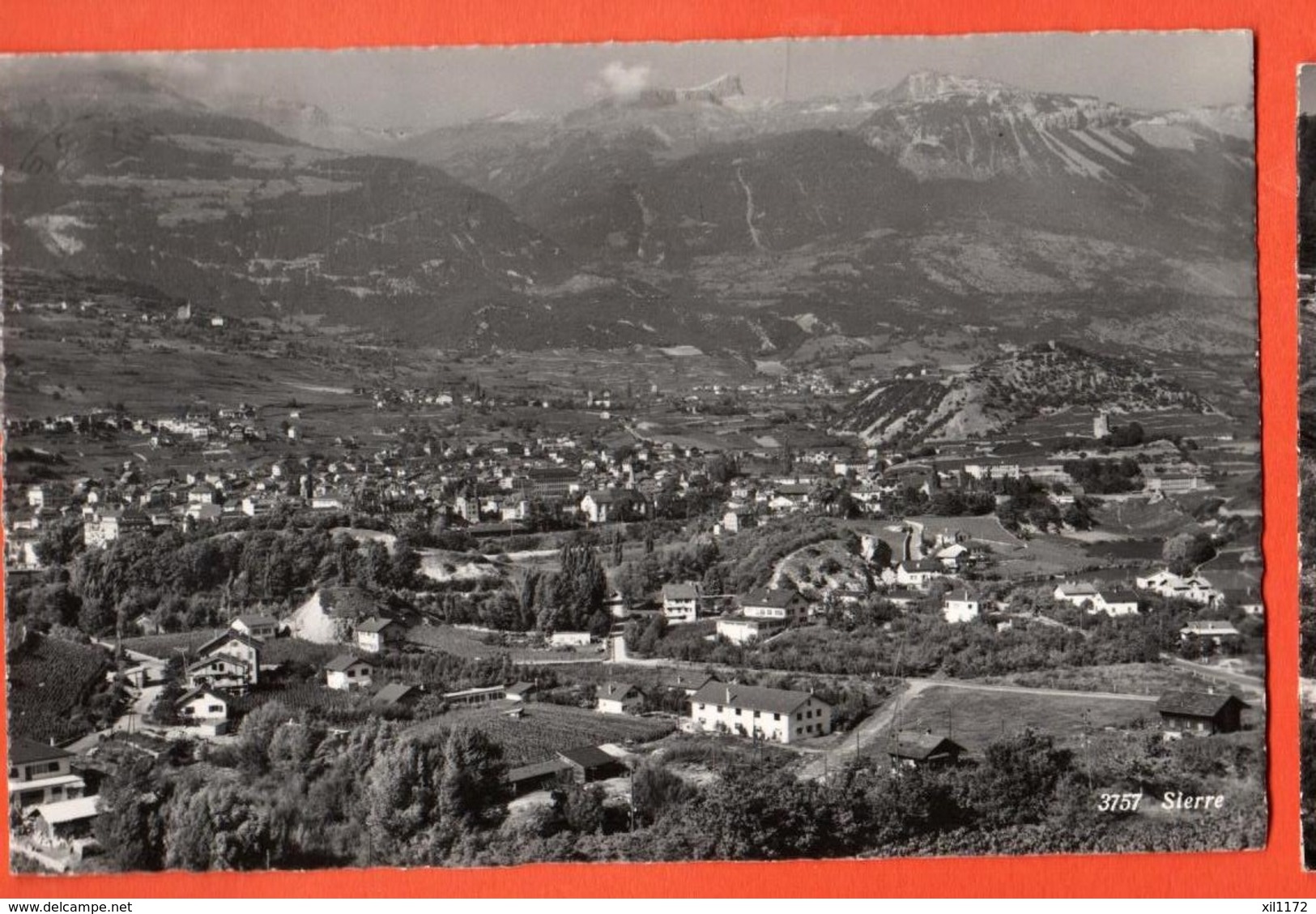 KAD-11 Sierre   Circulé. Rouge 3757 - Sierre