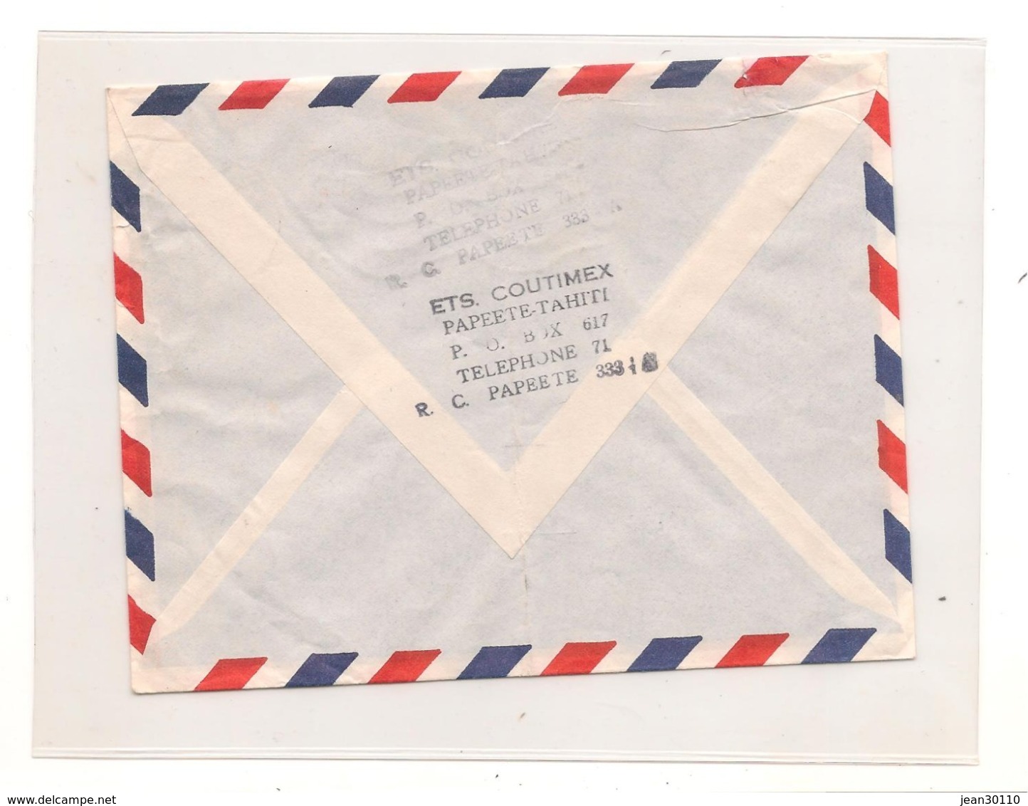 1964 ENVELOPPE PAR AVION    P.A. N° 7 - Cartas & Documentos