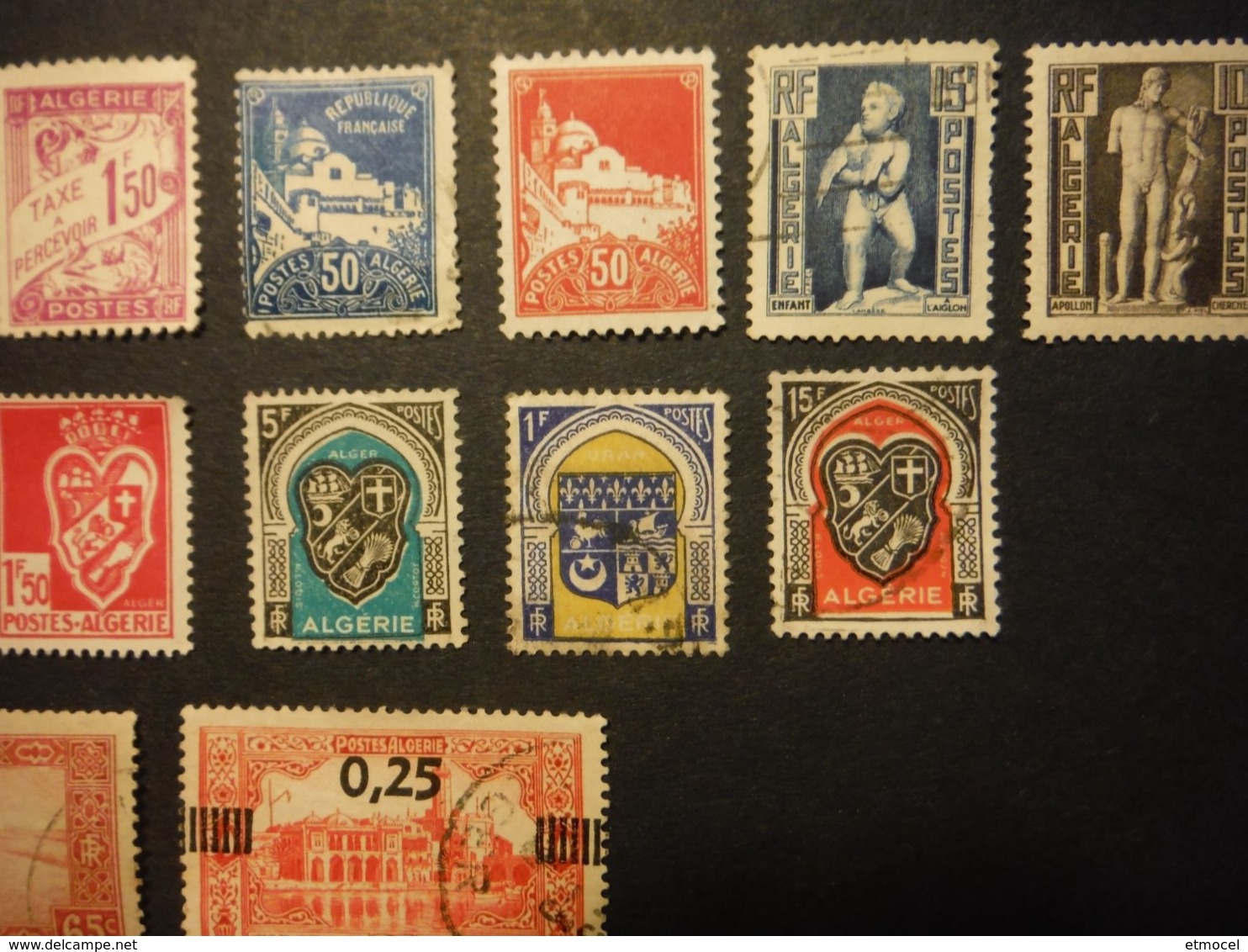 Timbres Algérie Française X20 - Collections, Lots & Séries