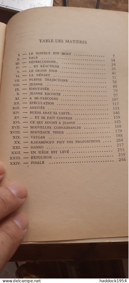 Passagère Clandestine Pour Mars JOHN BEYNON Le Rayon Fantastique-hachette 1951 - Le Rayon Fantastique