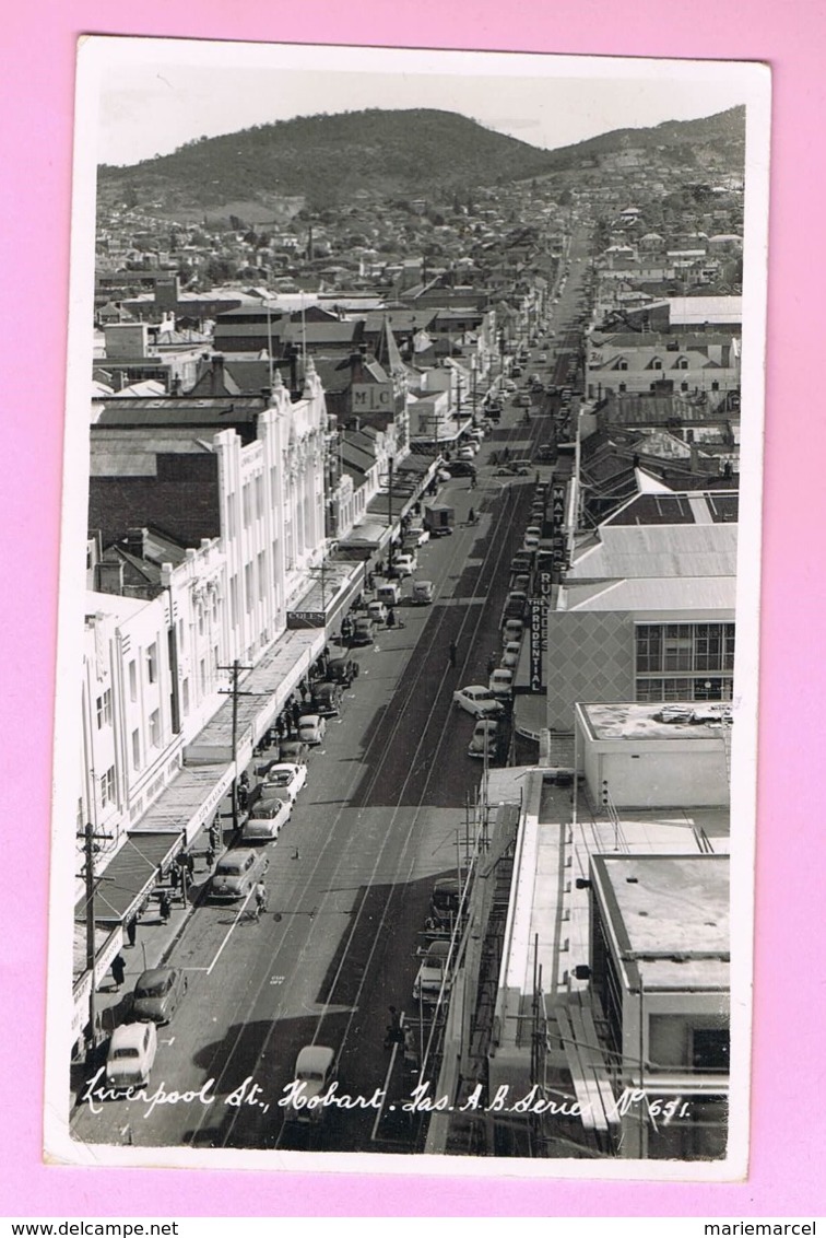 AUSTRALIE .LIVERPOOL ST. HOBART. JAS.A.B. SERIES N° 651. TASMANIE. - Hobart