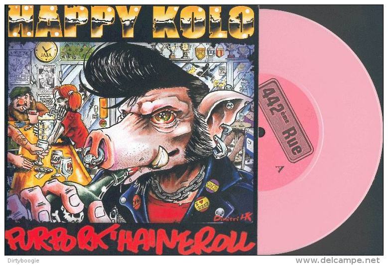 HAPPY KOLO - CHARLY'S ANGELS - Split EP - Vinyl Rose - DIMITRI - RAMONES - Punk