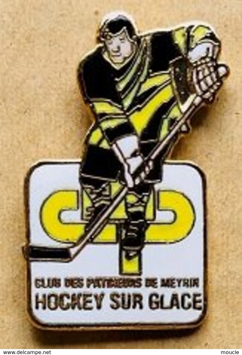 HOCKEY SUR GLACE - CLUB DES PATINEURS DE MEYRIN - GENEVE - SUISSE - ICE HOCKEY - JOUEUR - CANNE -      (19) - Wintersport