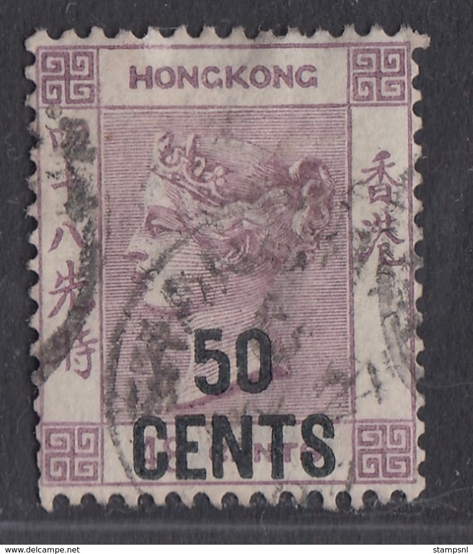 Hong Kong - 1885-90 - 50c On 48c Yv.55 - Used - Unused Stamps