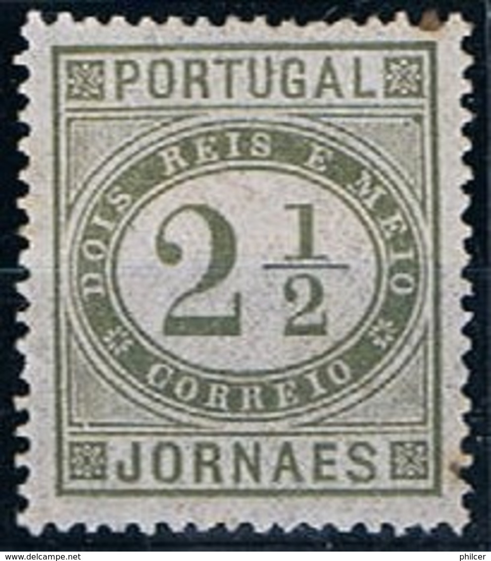 Portugal, 1876, # 48g Dent. 13 1/2, MH - Unused Stamps