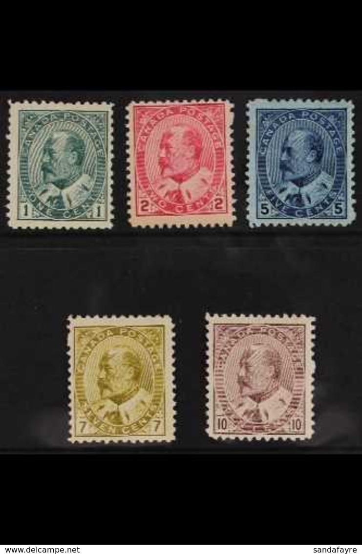 1903 1c To 10c Ed VII, Cheapest Shades, SG 173/184, Fin To Very Fine Mint. (5 Stamps) For More Images, Please Visit Http - Other & Unclassified