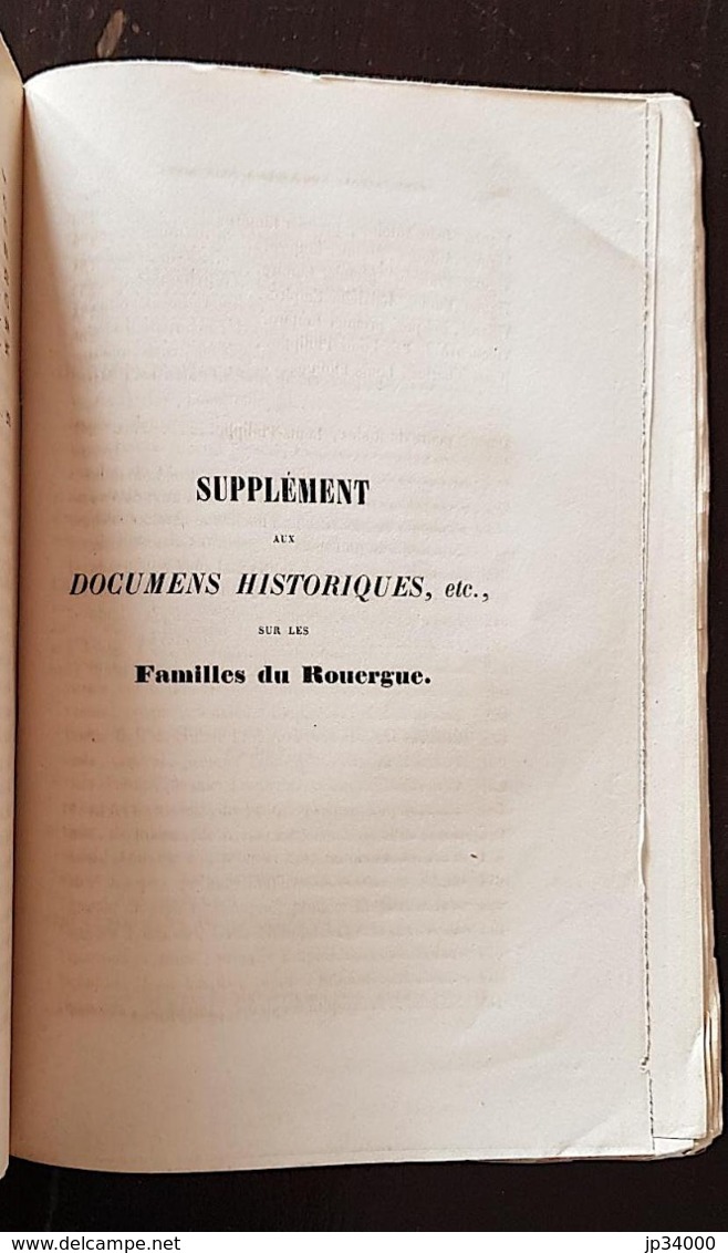 DOCUMENTS SUR LES ORDRES Du TEMPLE ET DE SAINT JEAN DE JERUSALEM En ROUERGUE. Edition De 1866 à Rodez - Midi-Pyrénées