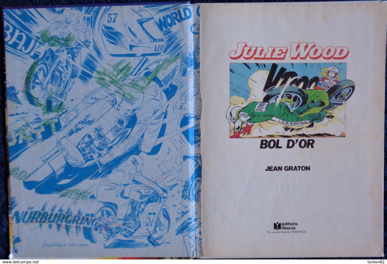 Jean Graton - Julie Wood - N° 8 - Bol D'Or - Fleurus - ( E.O. Avril 1980 ) . - Julie Wood