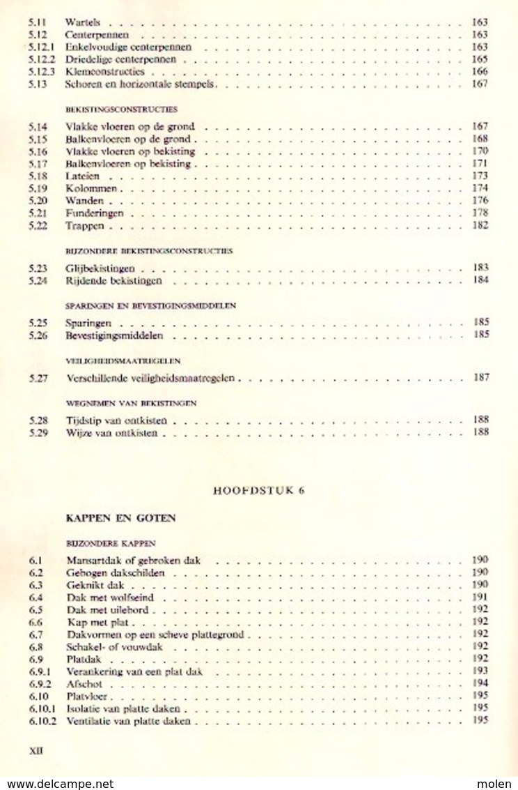 VAKKENNIS TIMMEREN 332blz ©1971 timmerman schrijnwerker houtbewerking HOUT DAKWERK VAK SCHRIJNWERK MENUISERIE dak Z766