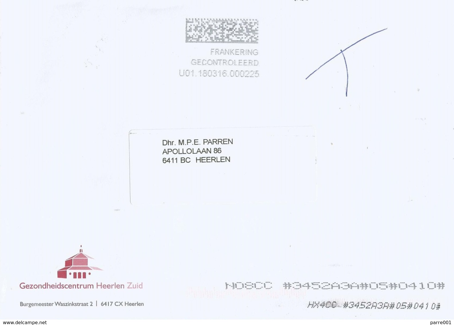 Nederland Netherlands 2018 Nieuwegein Frankering Gecontroleerd Postage Due Cover - Lettres & Documents