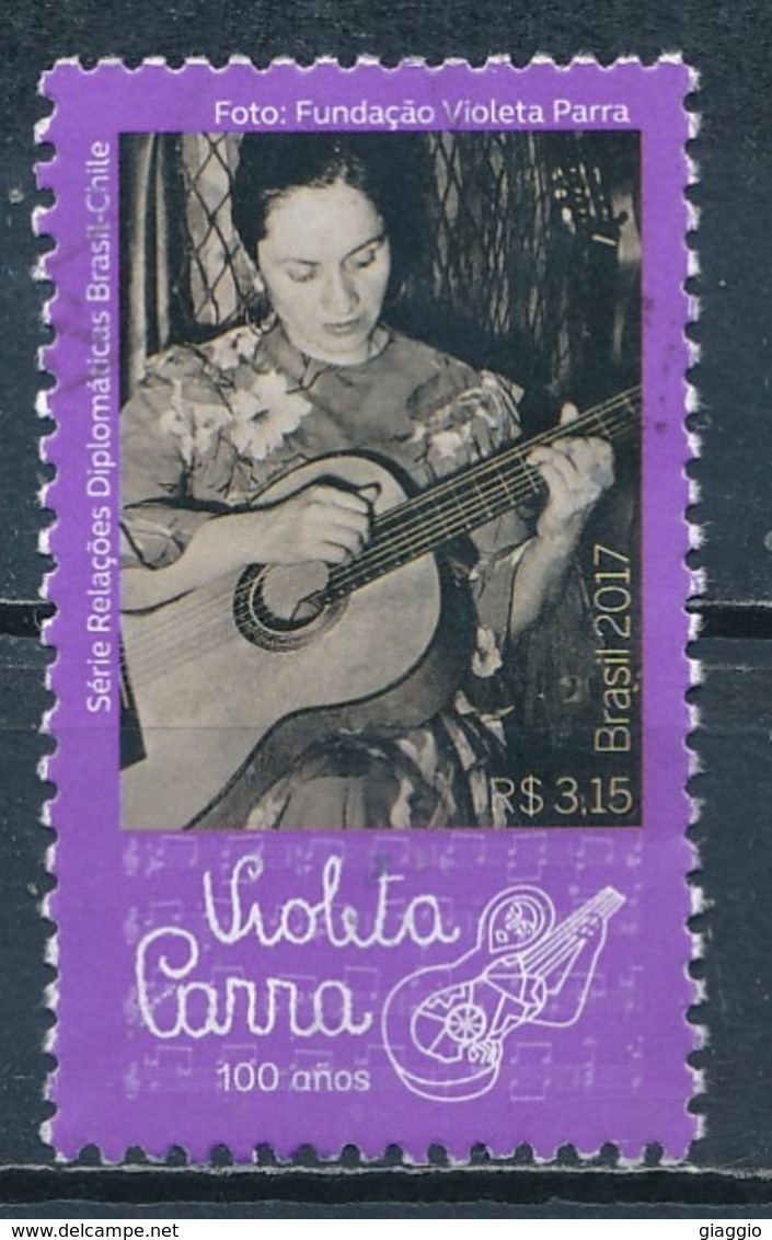 °°° BRASIL - VIOLETA PARRA - 2017 °°° - Used Stamps