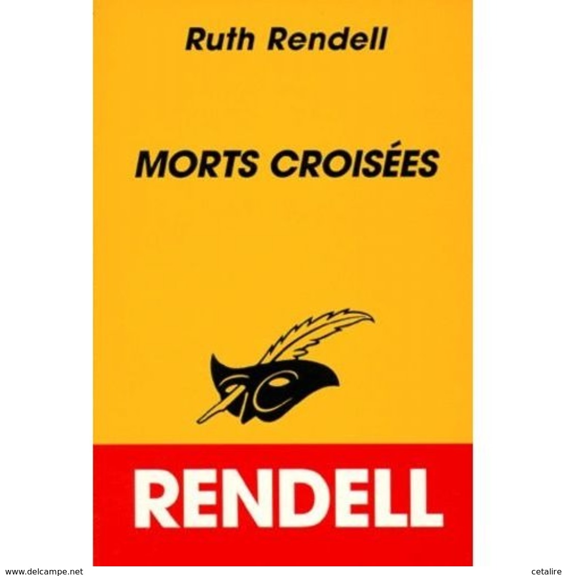 Morts Croisées Ruth Rendell+++BE+++ LIVRAISON GRATUITE - Le Masque