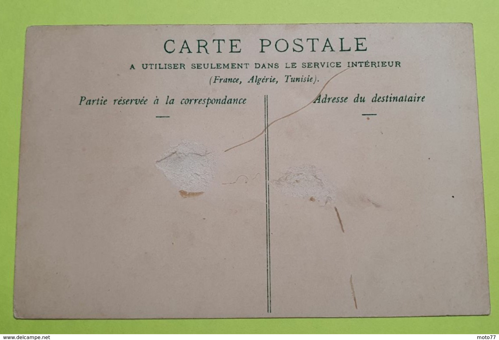 CPA Carte Postale Chromo  - 1909 - De La Série " VERTE " RARE- Usine Lefèvre Utile - Biscuits LU / Lot 39.8 - Lu