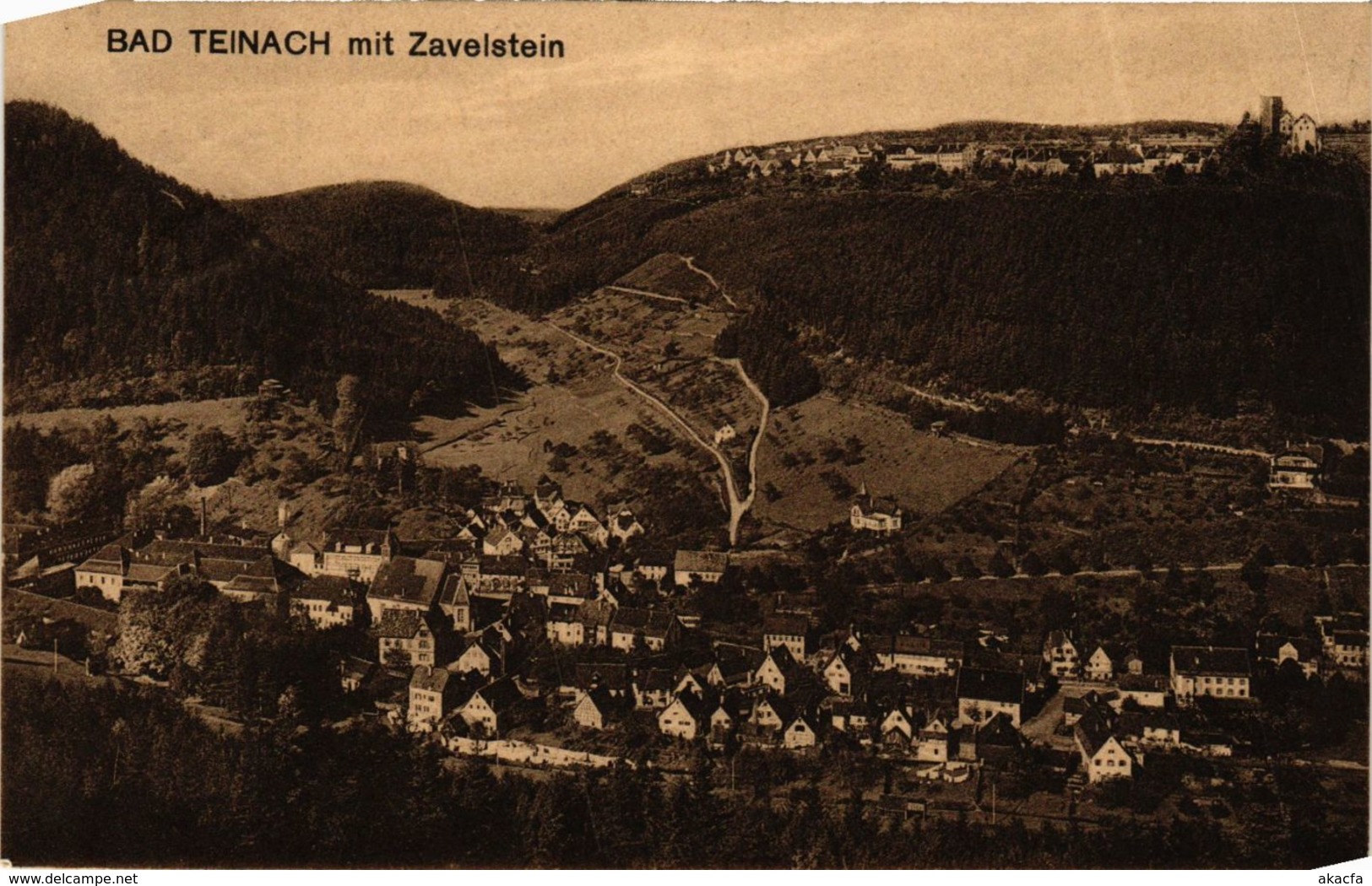 CPA AK Bad Teinach- Mit Zavelstein GERMANY (908222) - Kaiserstuhl