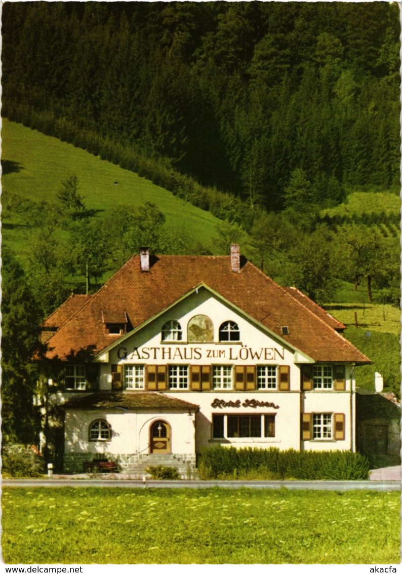 CPA AK Gasthaus-Pension Zum Lowen GERMANY (933426) - Gutach (Schwarzwaldbahn)