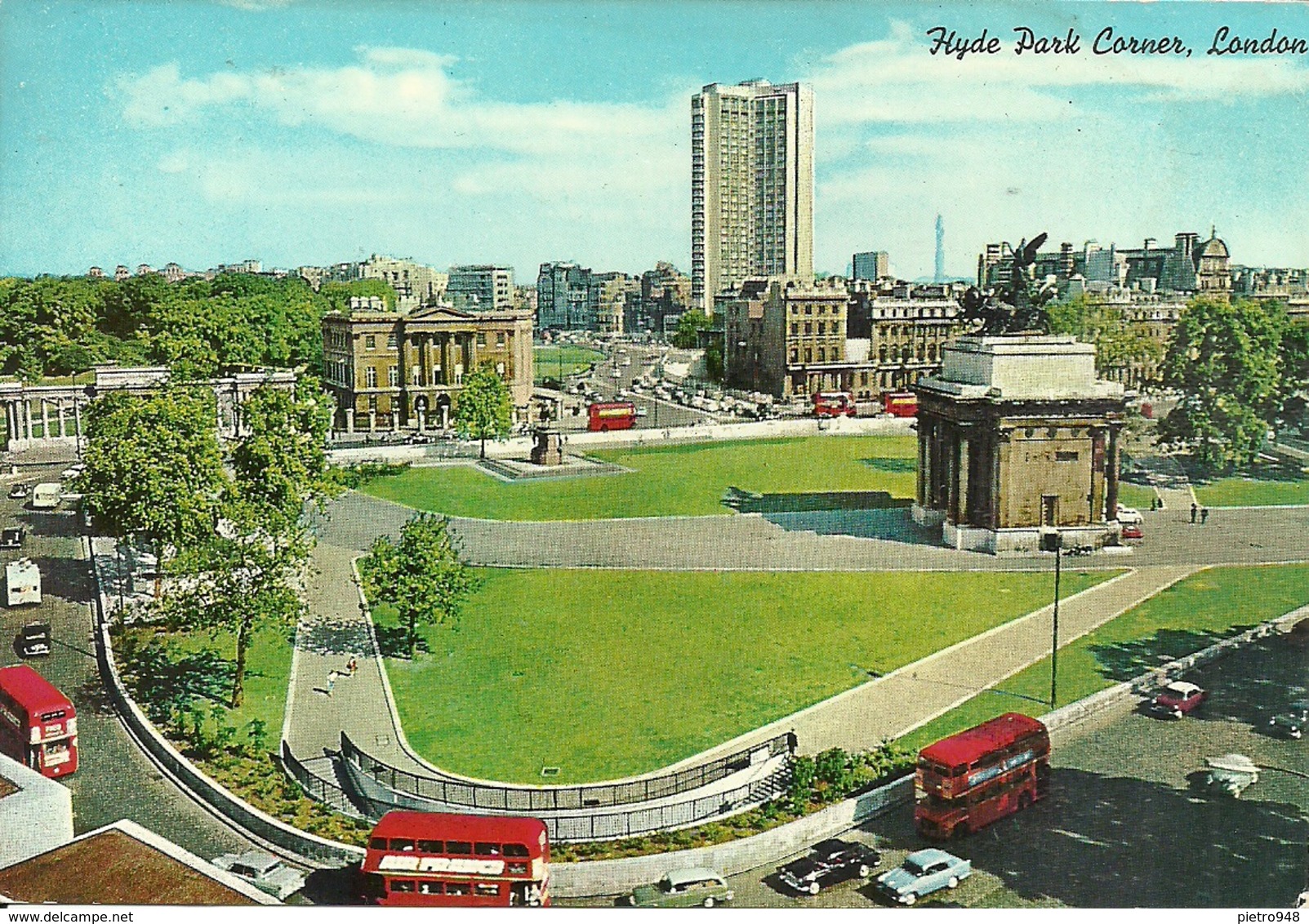 London (England, U. K.) Hyde Park Corner, Wellington Arch - Hyde Park