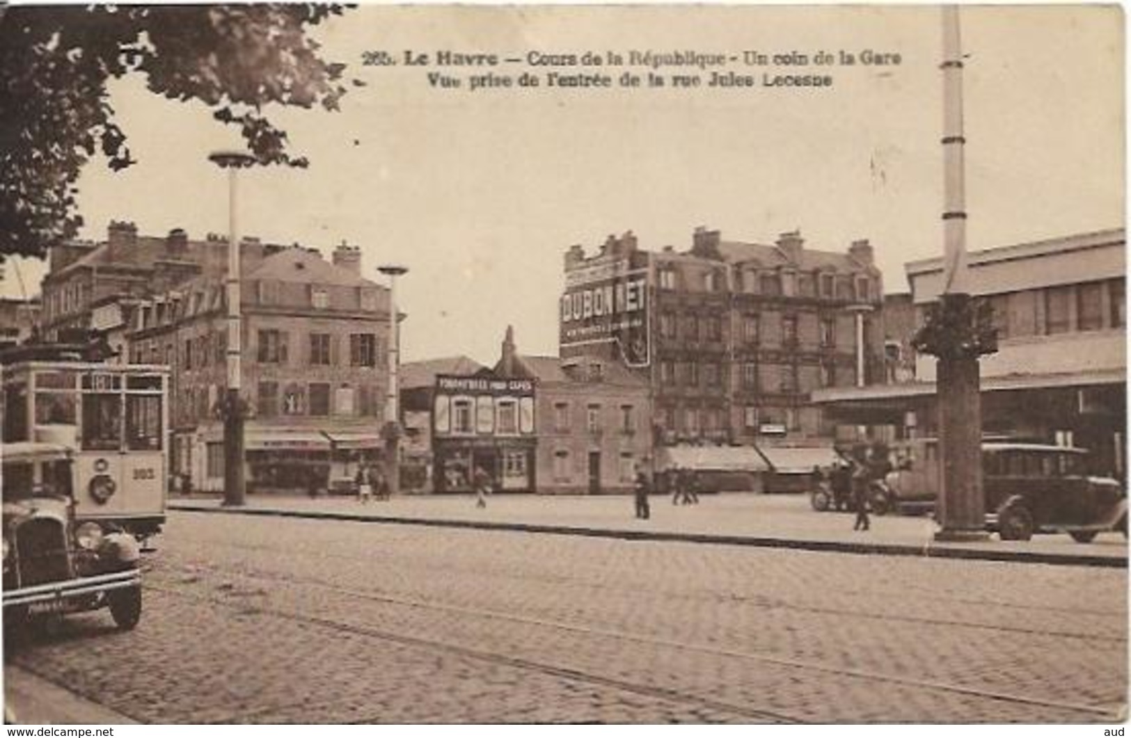 LE HAVRE, Cours De La République, Un Coin De La Gare - Bahnhof