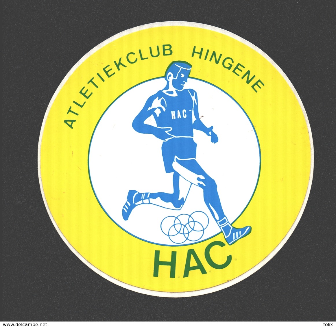 Hingene - Atletiekclub Hingene - HAC - Zelfklever / Sticker - Bornem