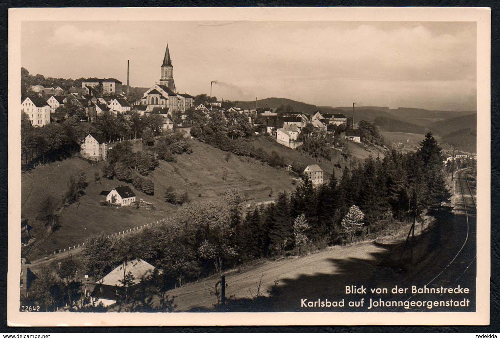 5854 - Johanngeorgenstadt Von Karlsbad - Bahnstrecke Eisenbahn - Wolfgang Görg - Johanngeorgenstadt