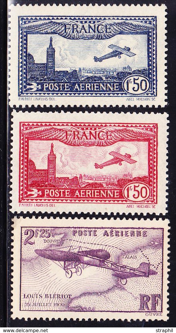 ** POSTE AERIENNE - ** - N°5/7 - TB - 1927-1959 Neufs