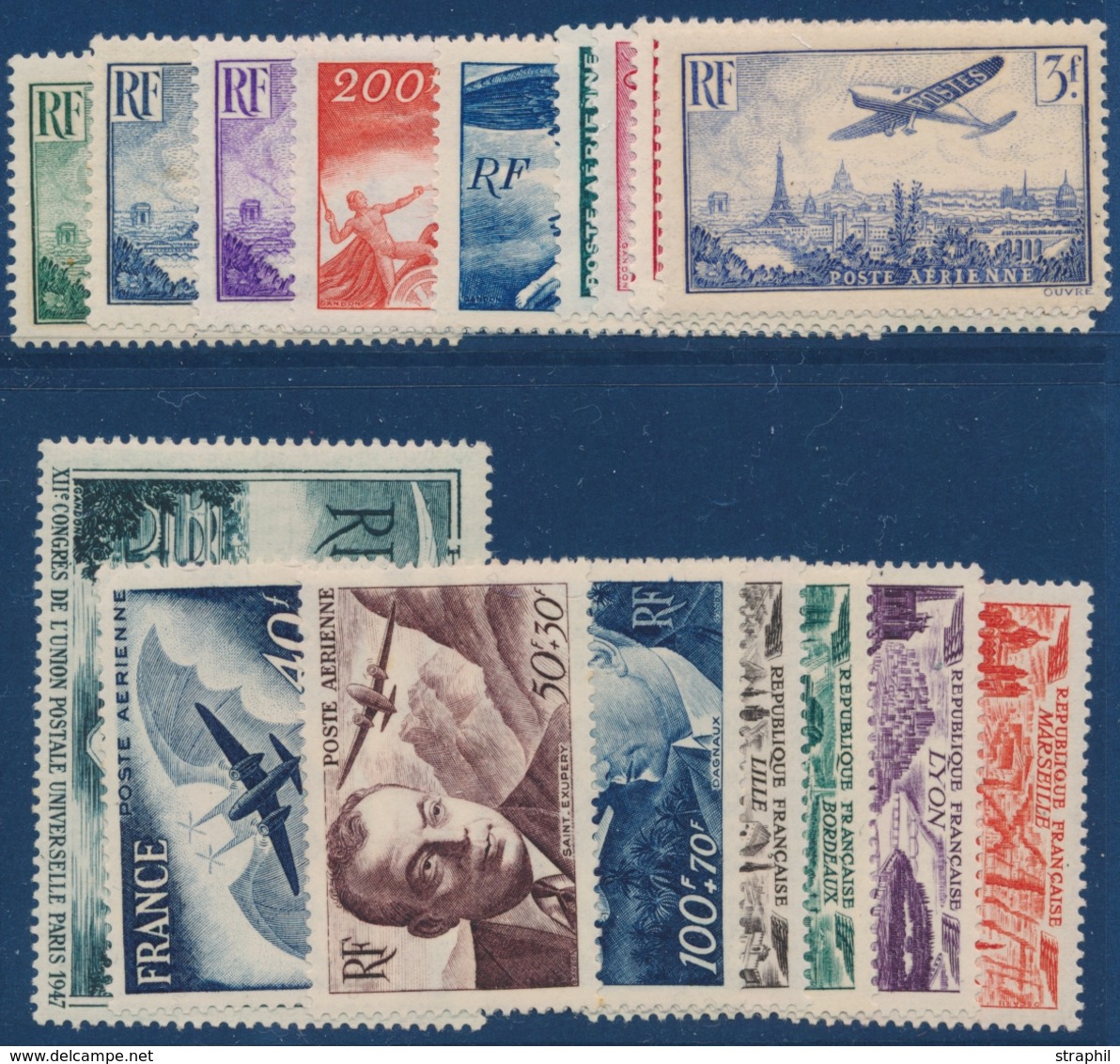 * POSTE AERIENNE - * - N°8/13, 16/27 - Qques ** - TB - 1927-1959 Neufs