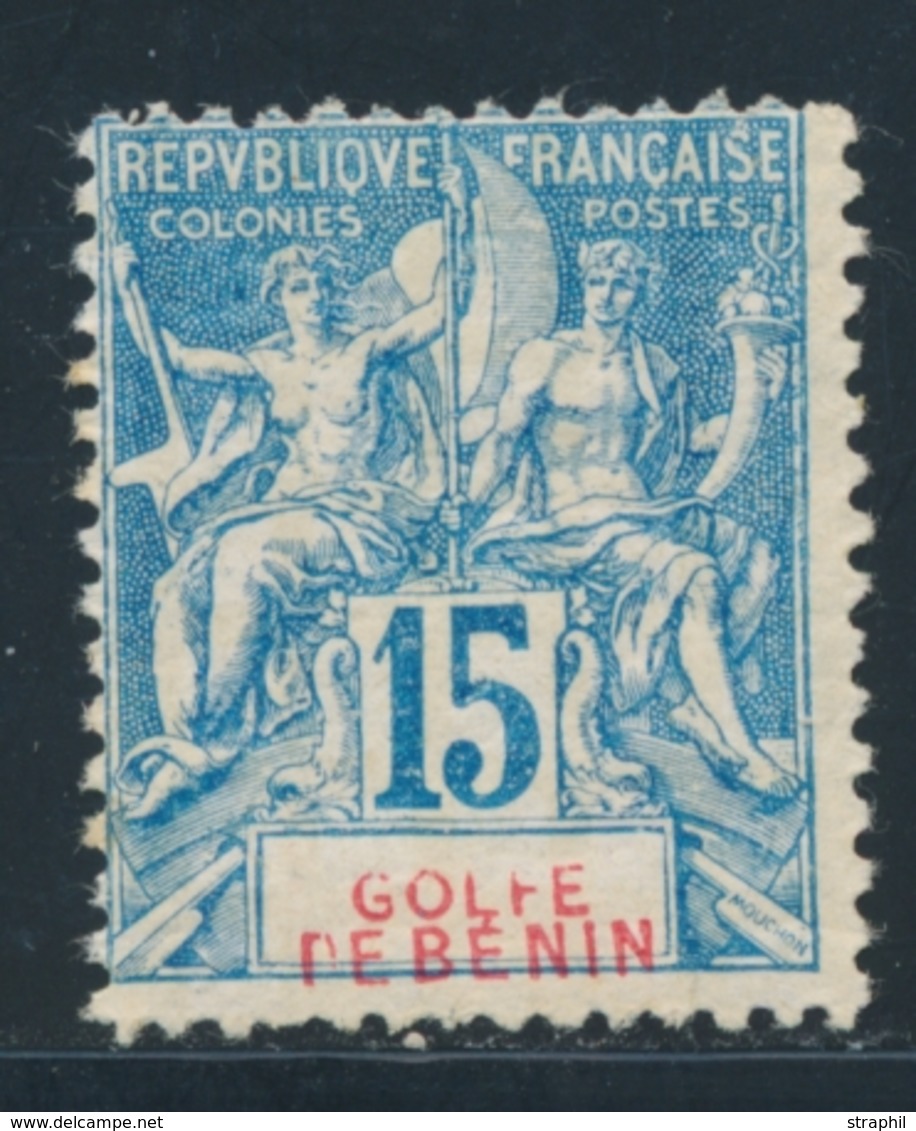 * BENIN  - * - N°25 - 15c Bleu - Comme ** - TB - Autres & Non Classés