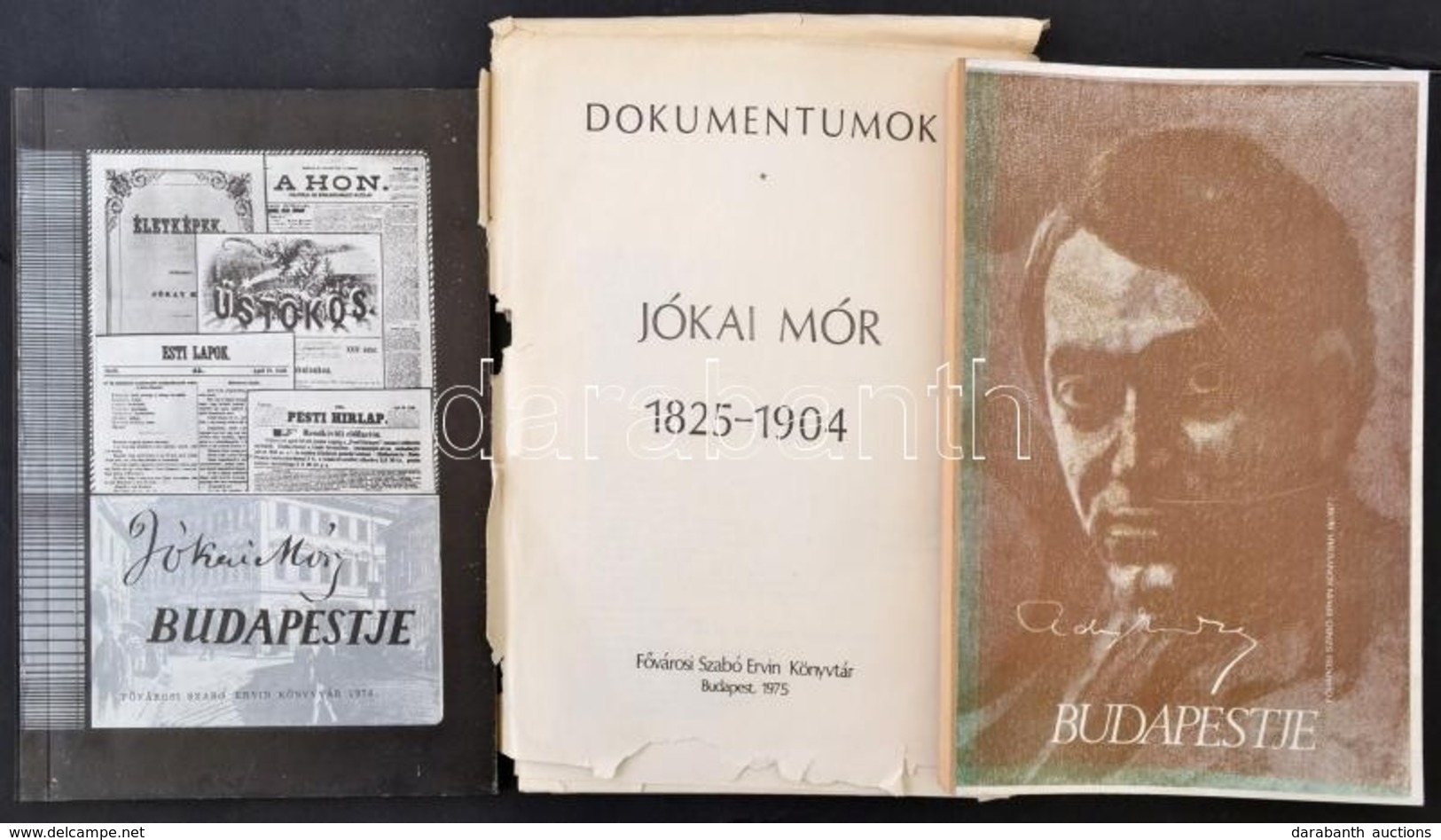 Ady Endre Budapestje, Jókai Mór Budapestje, Bp., 1977. Szabó Ervin. Csak 1000-1000 Pld.  + Dokumentumok - Jókai Mór 1825 - Ohne Zuordnung