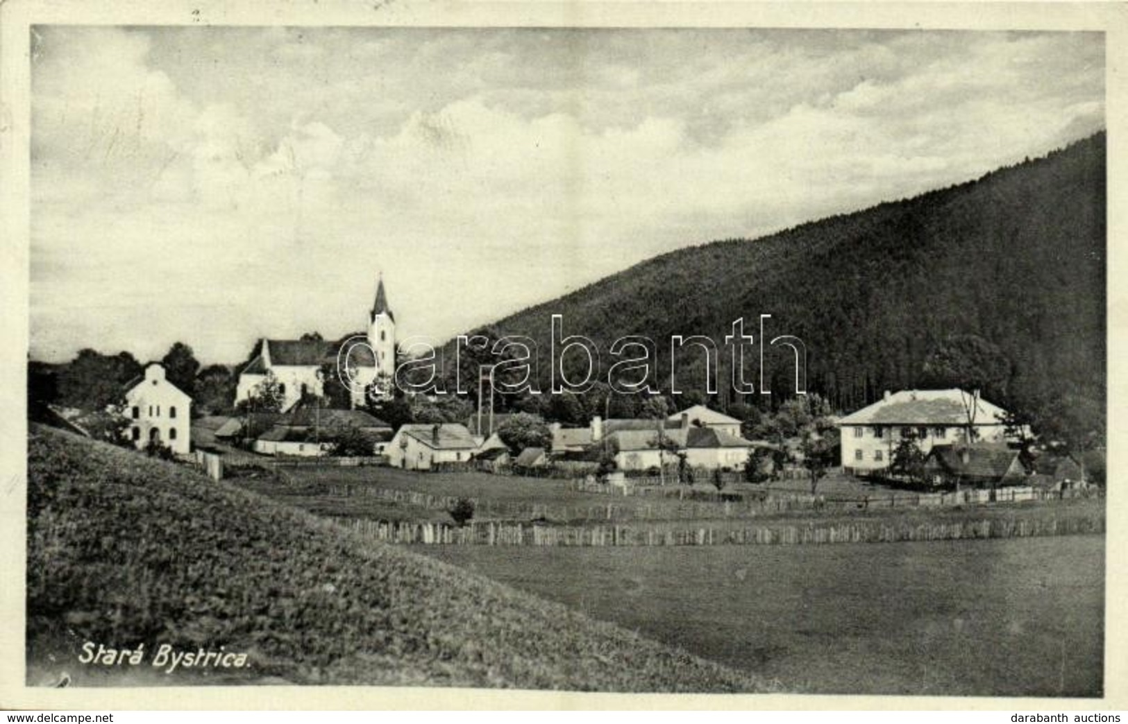 T2 1935 Óbeszterce, Stará Bystrica; Látkép, Templom, Zsinagóga. Kiadja G. Mestánek / General View With Church And Synago - Sonstige & Ohne Zuordnung