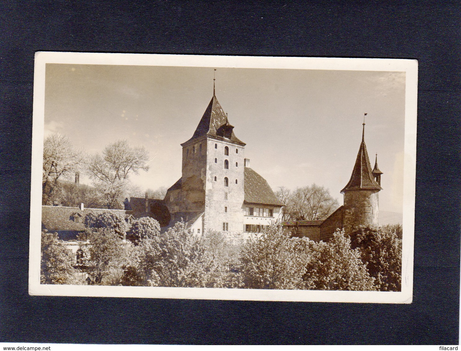 89579    Svizzera,   Schloss  Nidau Bei Biel,  VGSB  1929 - Nidau