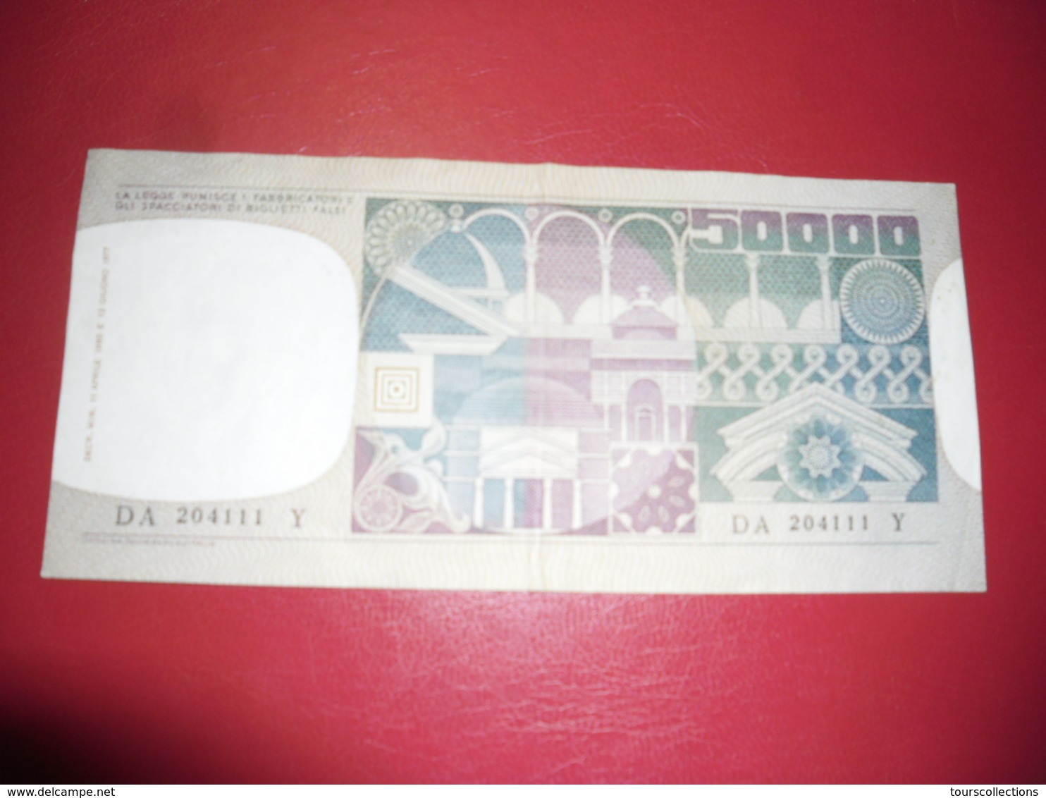 BILLET ITALIE 50 000 LIRE 11 - 04 - 1980 Ciampi / Stevani - 50.000 Lire