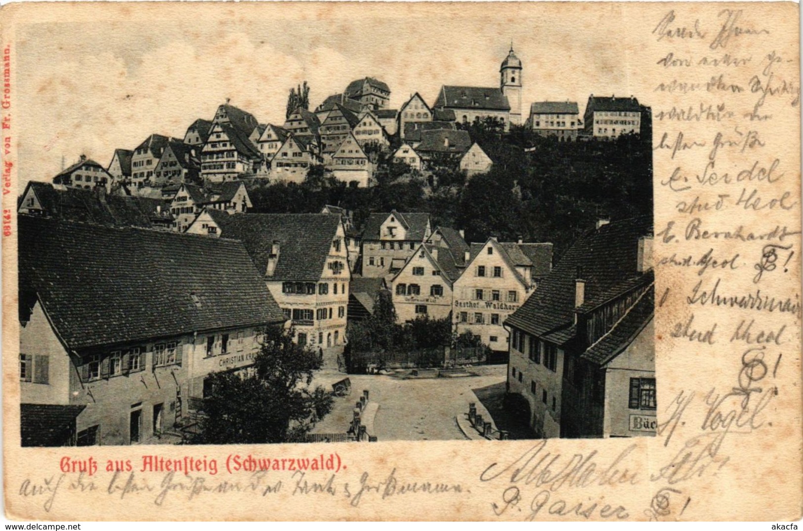 CPA AK Gruss Aus Altensteig GERMANY (934389) - Altensteig