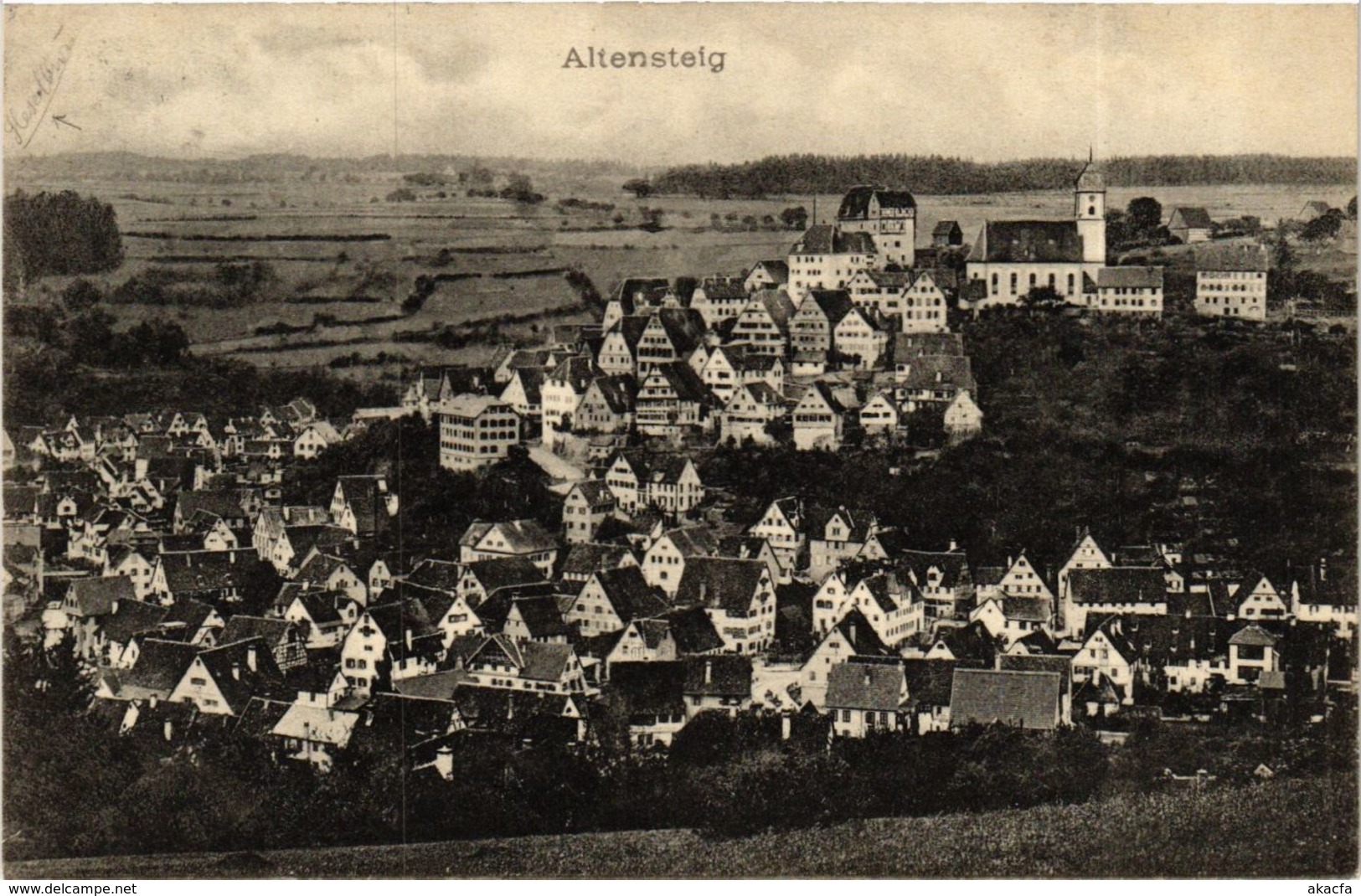 CPA AK Altensteig Totalansicht GERMANY (934422) - Altensteig