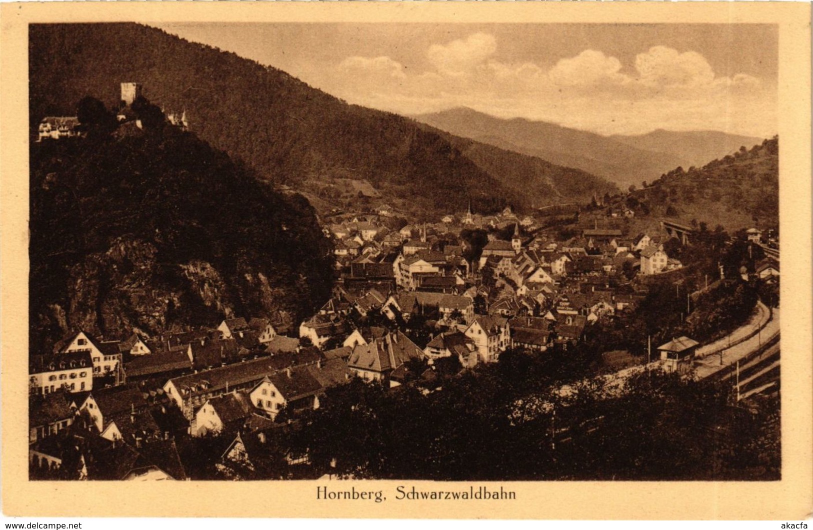 CPA AK Hornberg Schwarzwaldbahn GERMANY (934608) - Hornberg