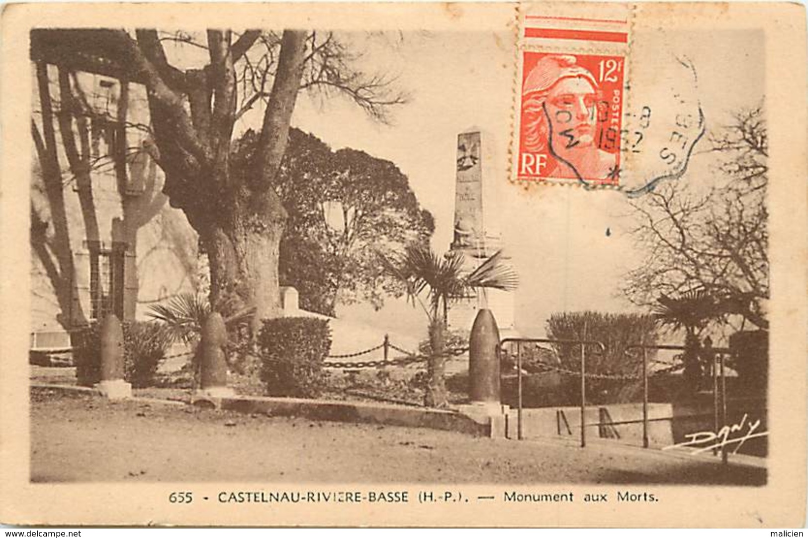 Dpts Div.-ref-AP34- Hautes Pyrenées - Castelnau Rivieres Basses - Monument Aux Morts - Monuments Aux Morts - - Castelnau Riviere Basse