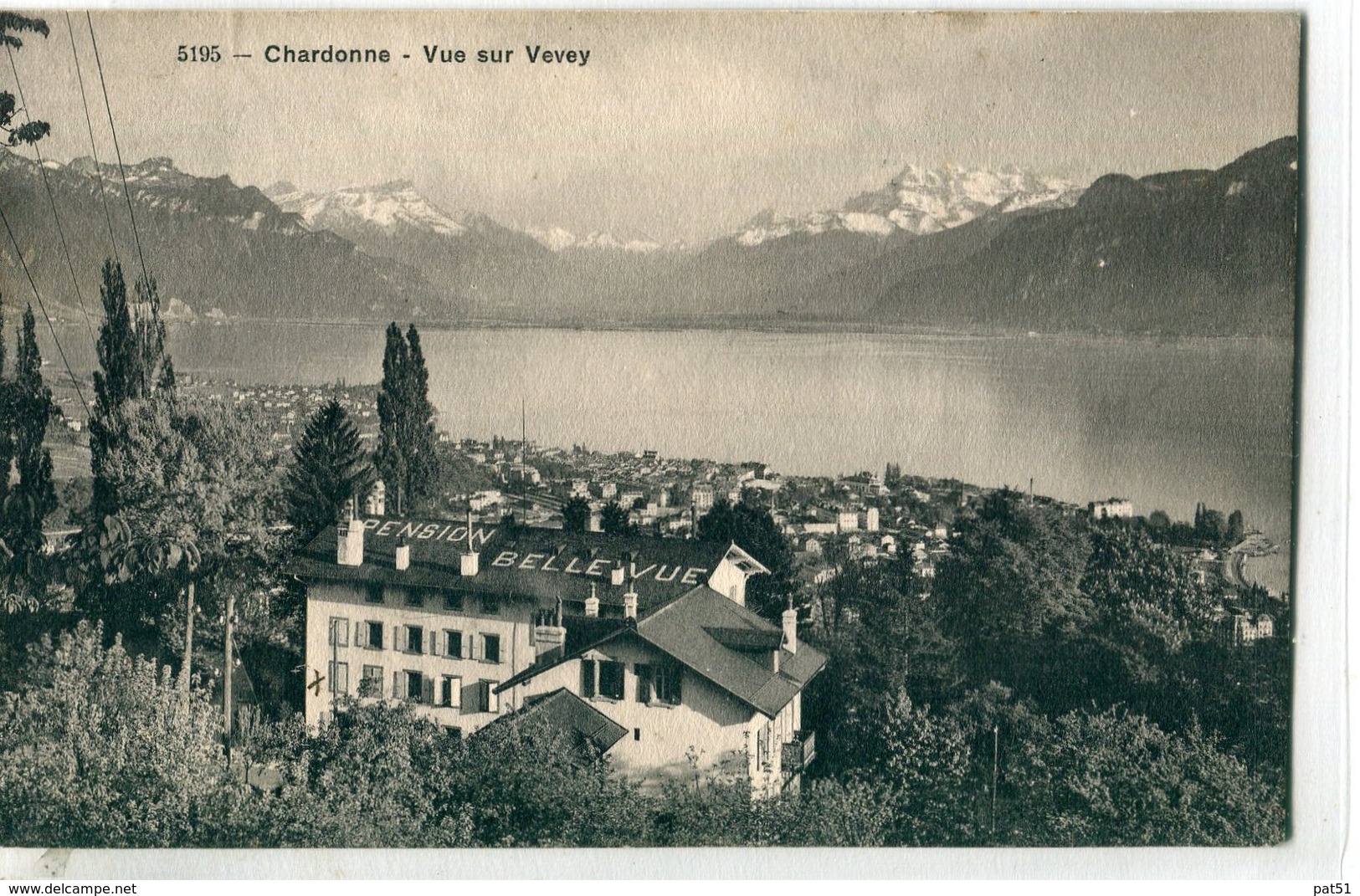 SUISSE / HELVETIA - Chardonne : Vue Sur Vevey - Chardonne