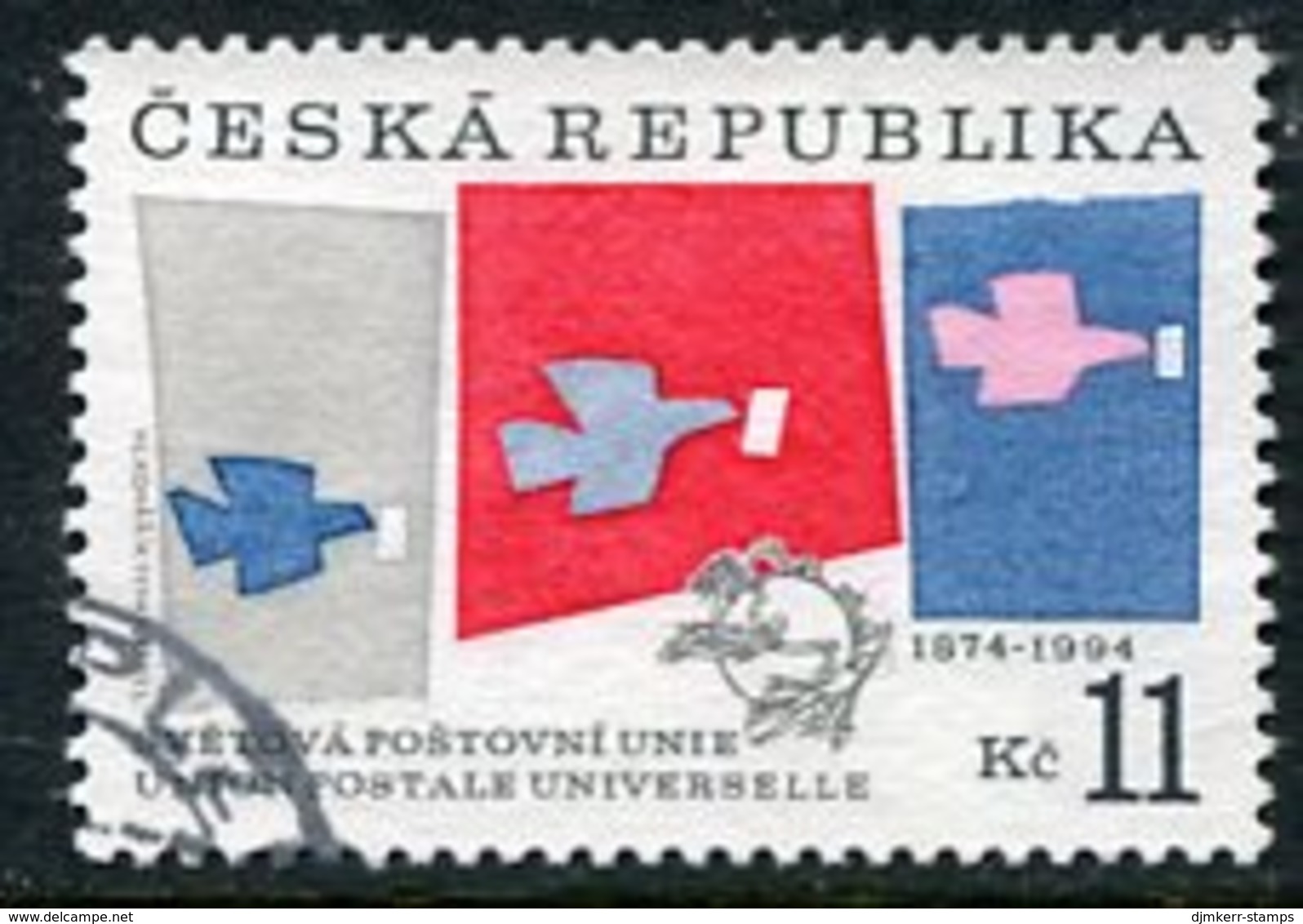 CZECH REPUBLIC 1994 UPU Anniversary Used,  Michel 48 - Used Stamps