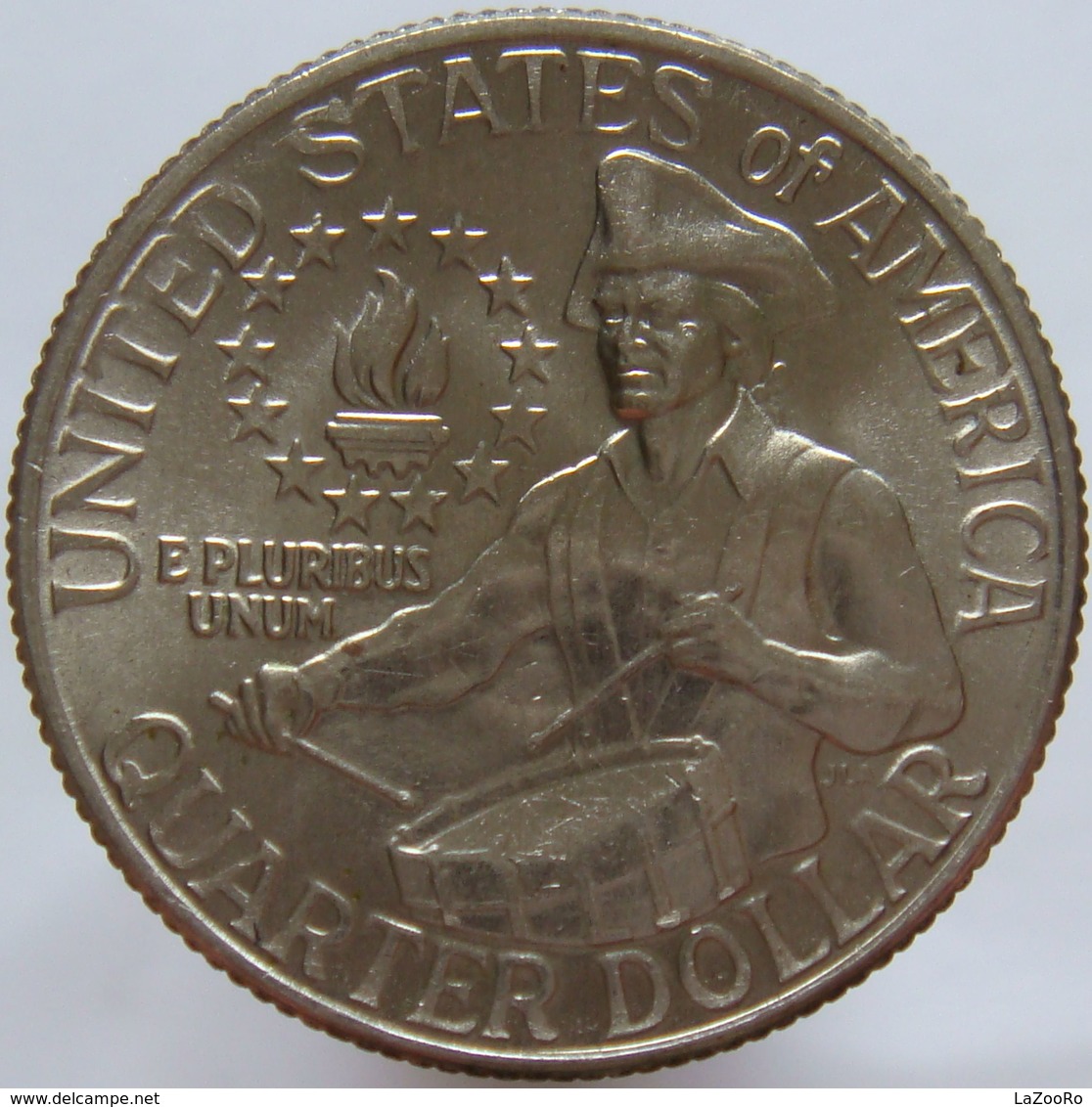 LaZooRo: United States Of America 25 Cents 1976 UNC - Gedenkmünzen