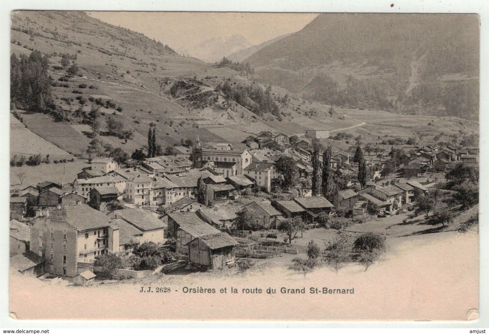 Suisse // Schweiz // Switzerland //  Valais //  Orsières Et La Route Du Grand St.Bernard - Orsières