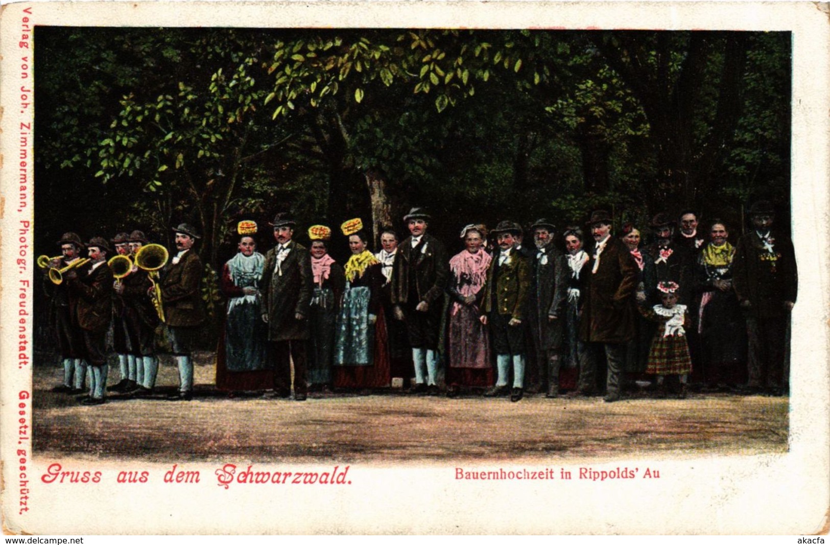 CPA AK Bauernhochzeit In Rippoldsau GERMANY (936491) - Bad Saeckingen