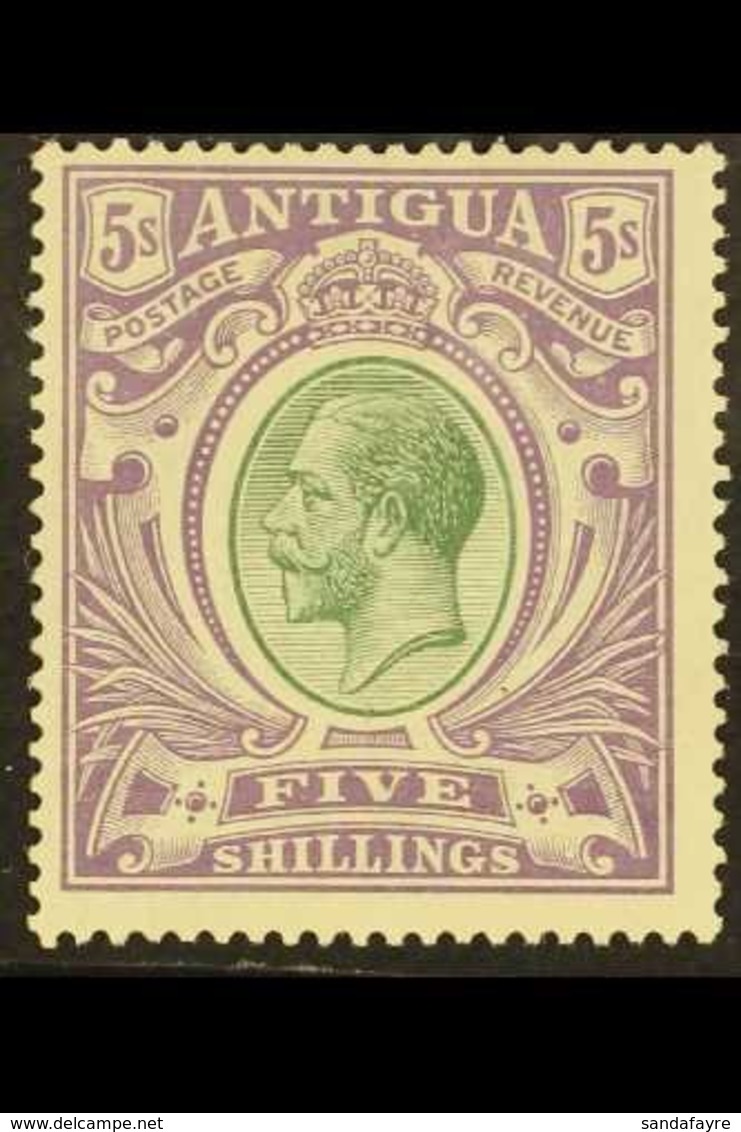 1913  5s Grey-green And Violet, Geo V, SG 51, Very Fine Mint. For More Images, Please Visit Http://www.sandafayre.com/it - Autres & Non Classés