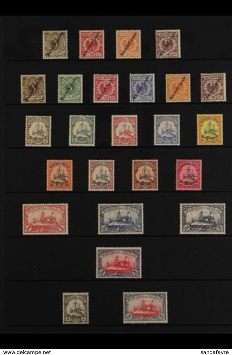 MARSHALL ISLANDS  1899-1919 MINT COLLECTION That Includes 1899 "Marschall Inseln" 3pf, 10pf, 25f & 50pf, 1899 "Marshall  - Autres & Non Classés