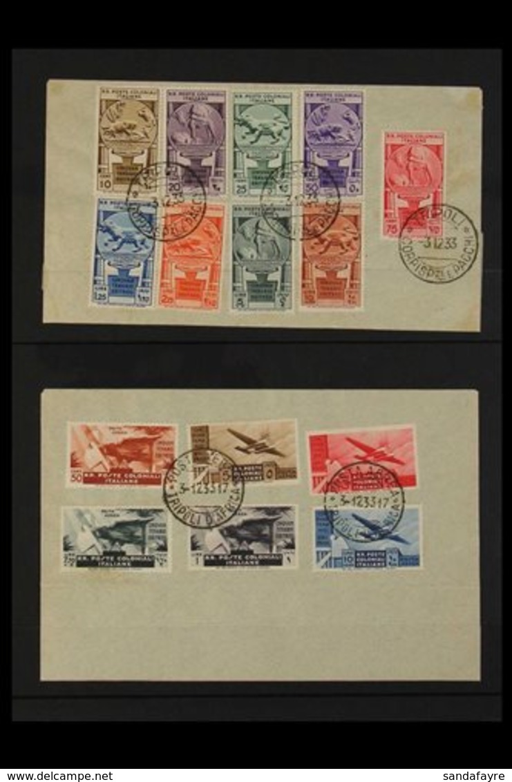 GENERAL ISSUES (NORTH AFRICA)  1933 50th Anniversary Of Foundation Of Colony Of Eritrea (Postage And Air) Complete Set ( - Autres & Non Classés