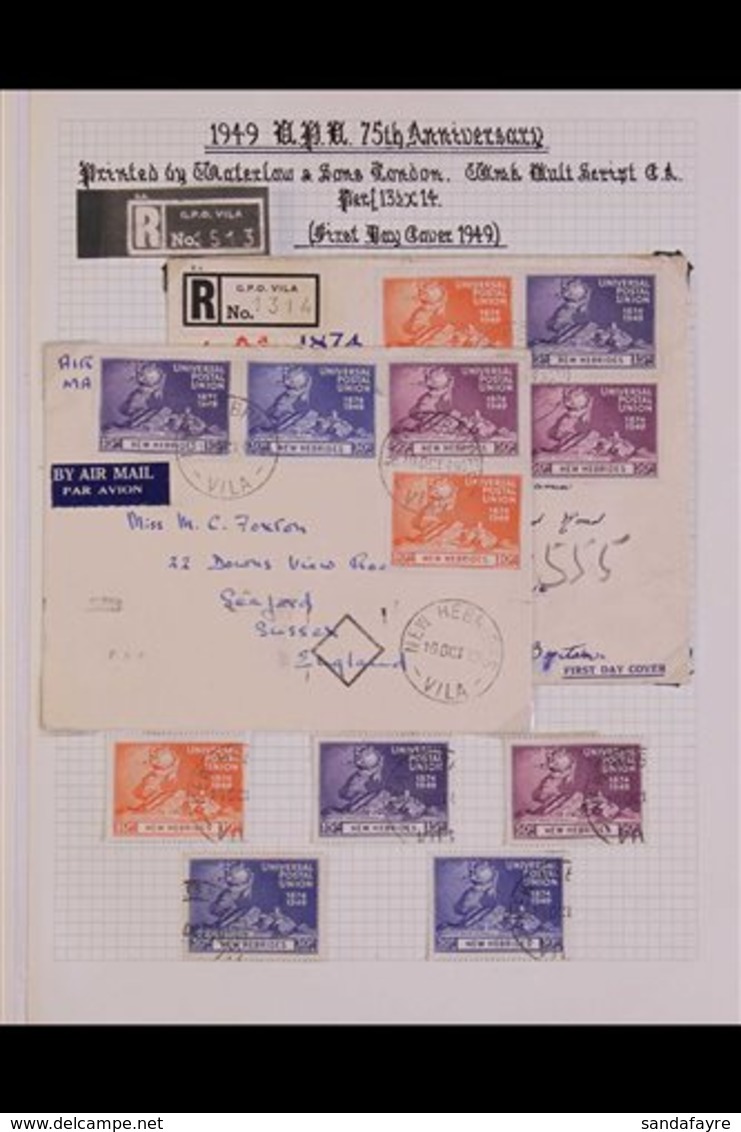 1949-64 SUPERB STUDY COLLECTION  Written Up On Pages, Mint Or Used With Much Of Note Incl. 1949 UPU Imprint Blocks Of Fo - Autres & Non Classés