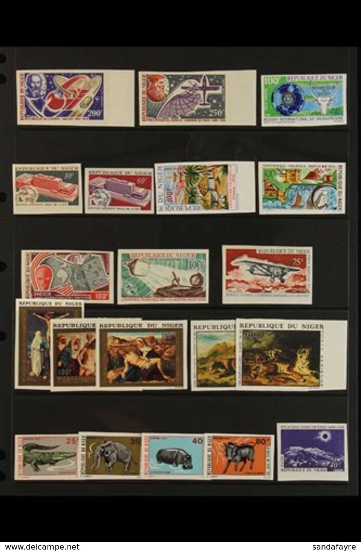 1965-1973 IMPERF VARIANTS  All Different Never Hinged Mint Collection Of Postage And Air Imperfs. Includes 1966 Cement W - Autres & Non Classés