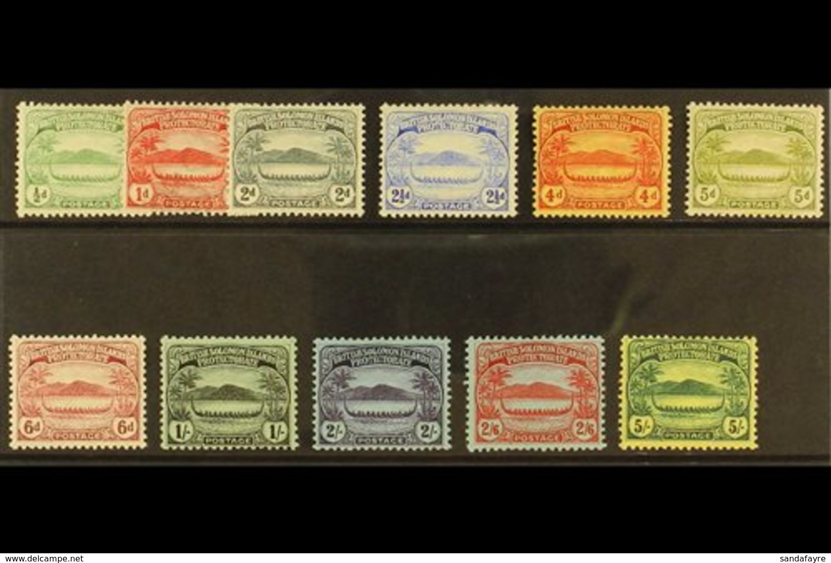 1908  Set Complete, SG 8/17, Mint Lightly Hinged (11 Stamps) For More Images, Please Visit Http://www.sandafayre.com/ite - Iles Salomon (...-1978)