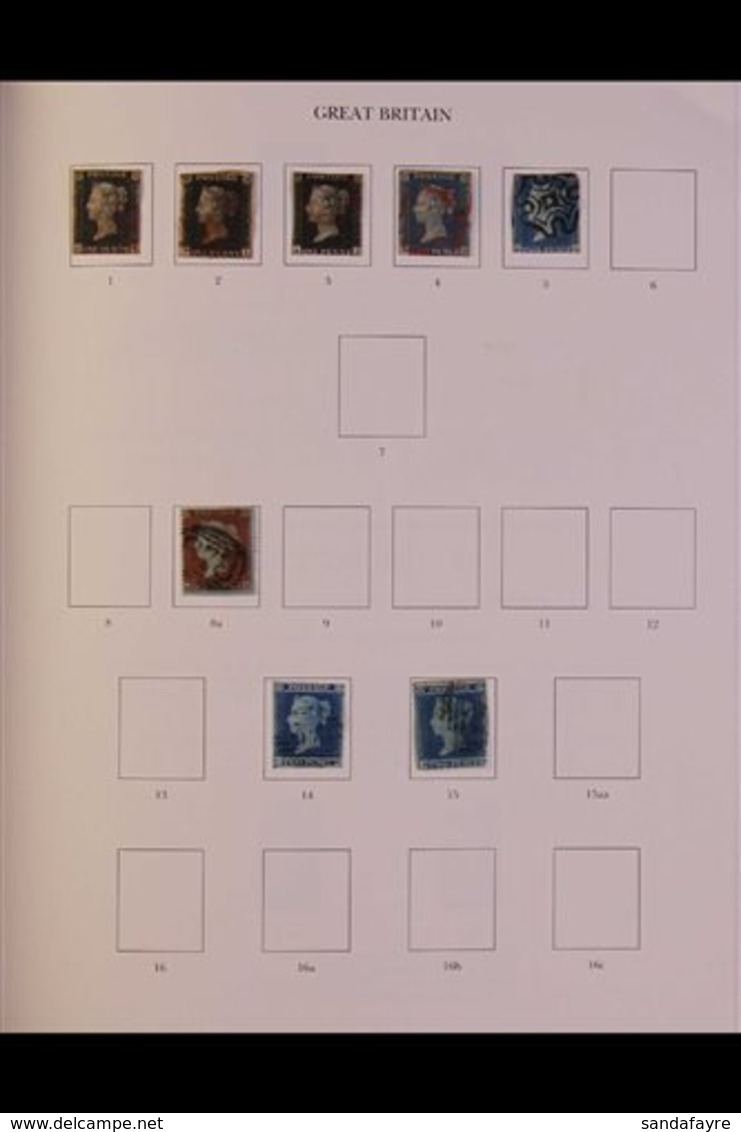 1840 - 1953 COLLECTION IN "WINDSOR" ALBUM  Chiefly Used Starting With 1840 1d Blacks (3) And 2d Blues (2) With Every Pag - Autres & Non Classés